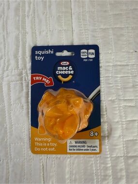 Mac & Cheese Squishi Toy - Yellow Kids Squishy